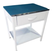 MESA PARA BALANZA Y EQUIPOS, PARTE SUPERIOR EN ACERO INOXIDABLE