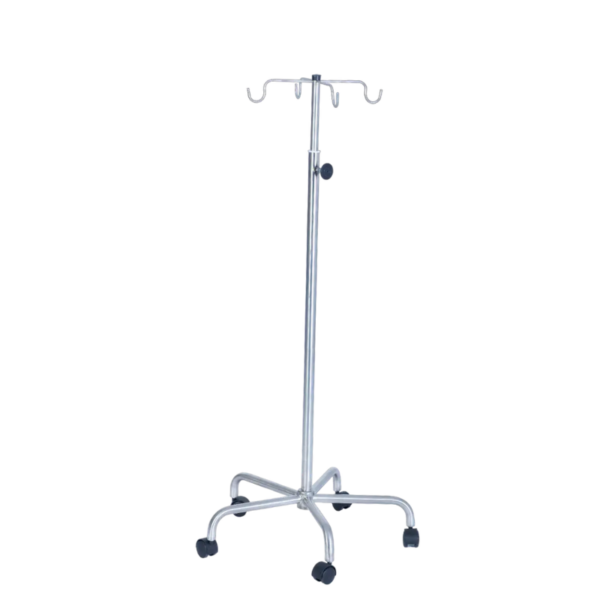 ATRIL PORTA SUERO EN ACERO INOXIDABLE