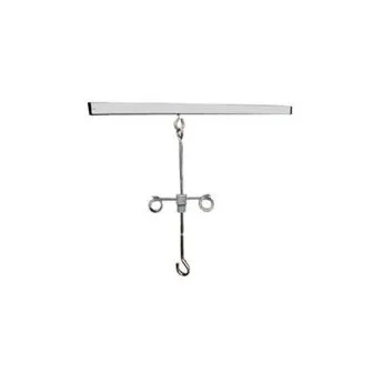 ATRIL PORTA SUERO DE TECHO EN ACERO INOXIDABLE